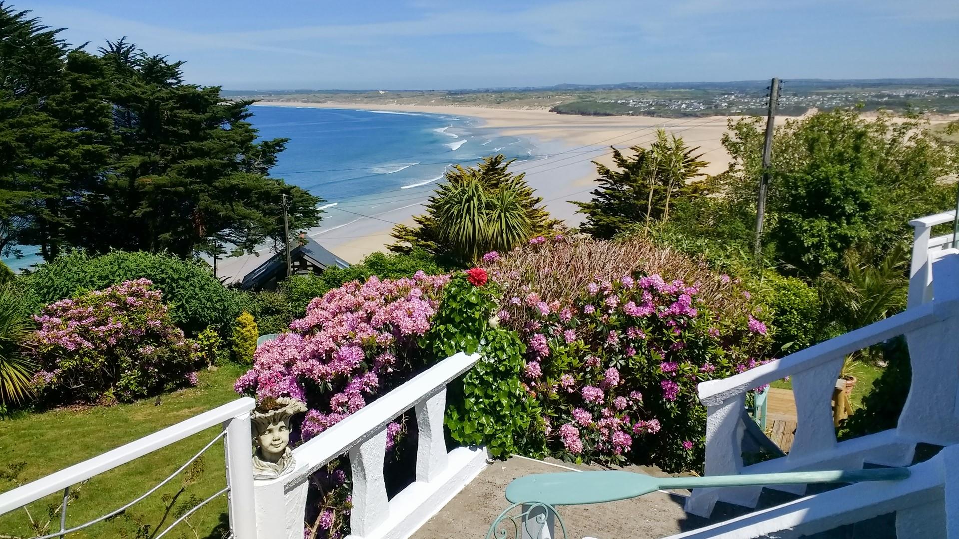 Beautifully colourful, the view from Seawhisper Castle is picture-perfect.