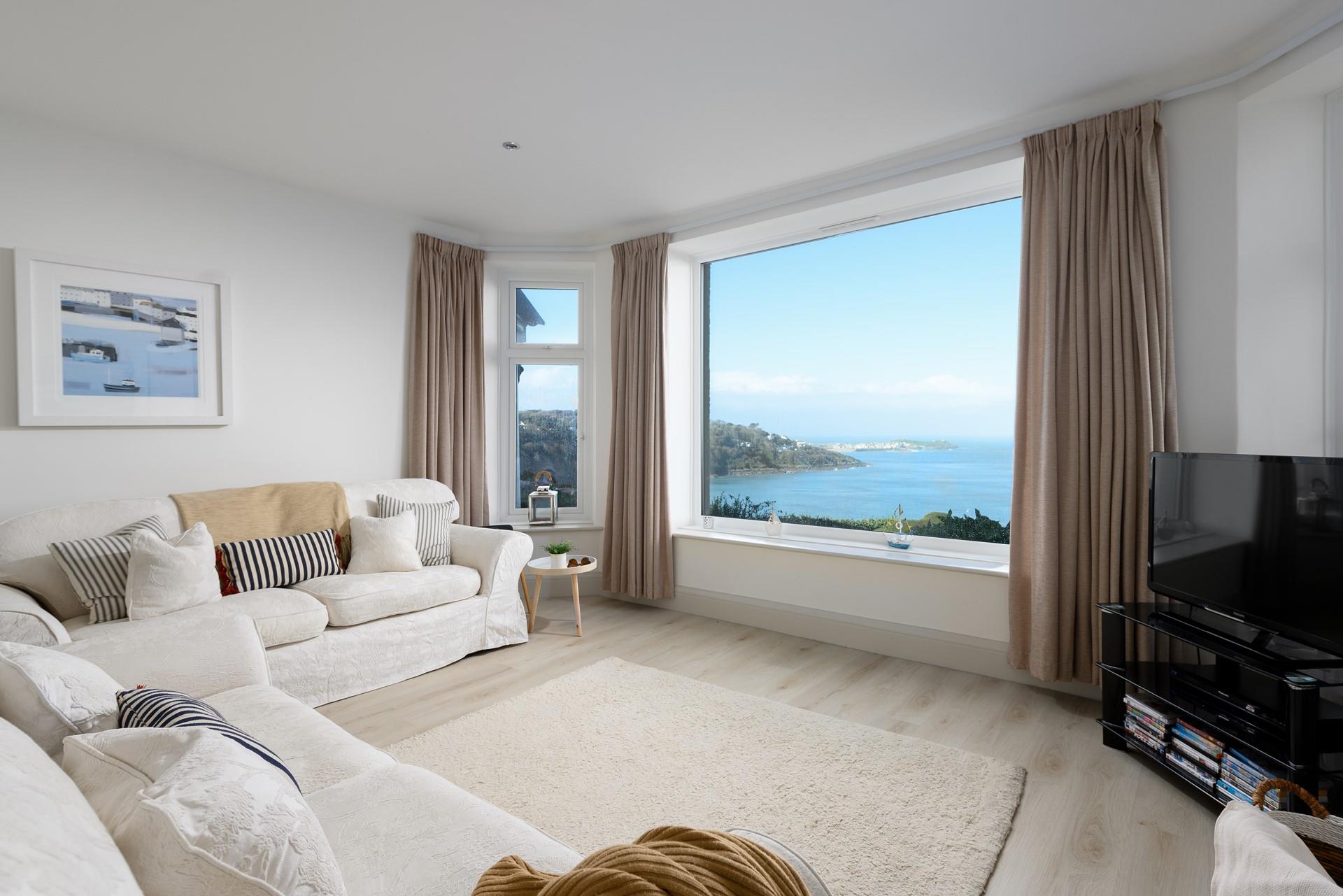 While away the hours admiring the breathtaking view through the large windows.