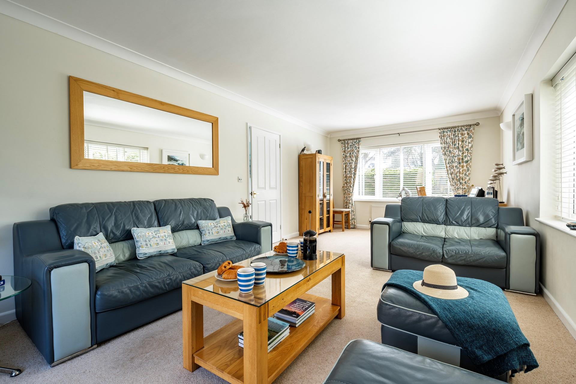 Sit back and relax in your living area, grab a good book to read.