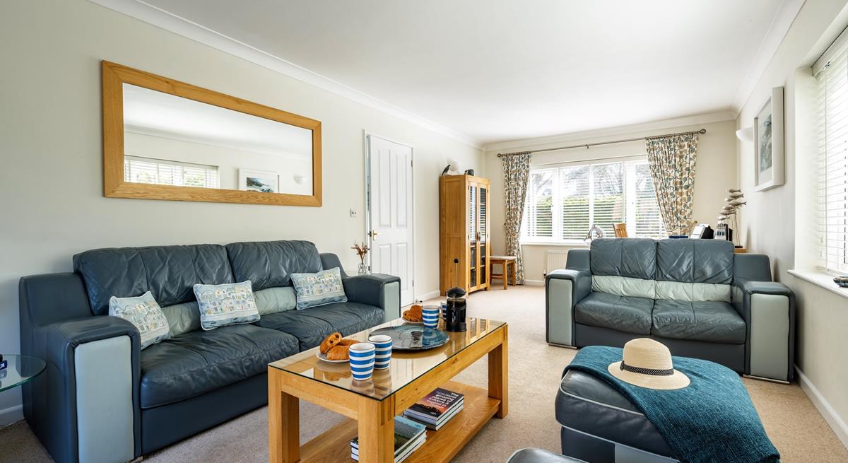 Sit back and relax in your living area, grab a good book to read.