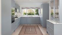 Enjoy cooking meals in the large, bright kitchen!