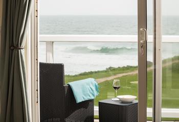 Spend hours relaxing on your balcony looking out to sea.