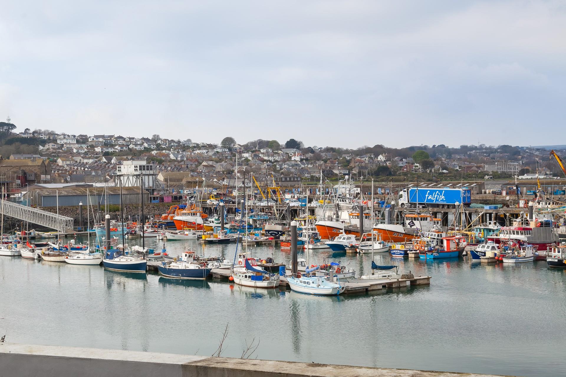Harbour Views from the balcony at Harbour Pride. 