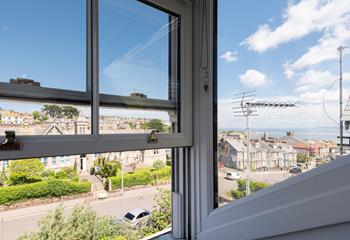 Bedroom 3 offers exquisite sea and town views to wake up to.