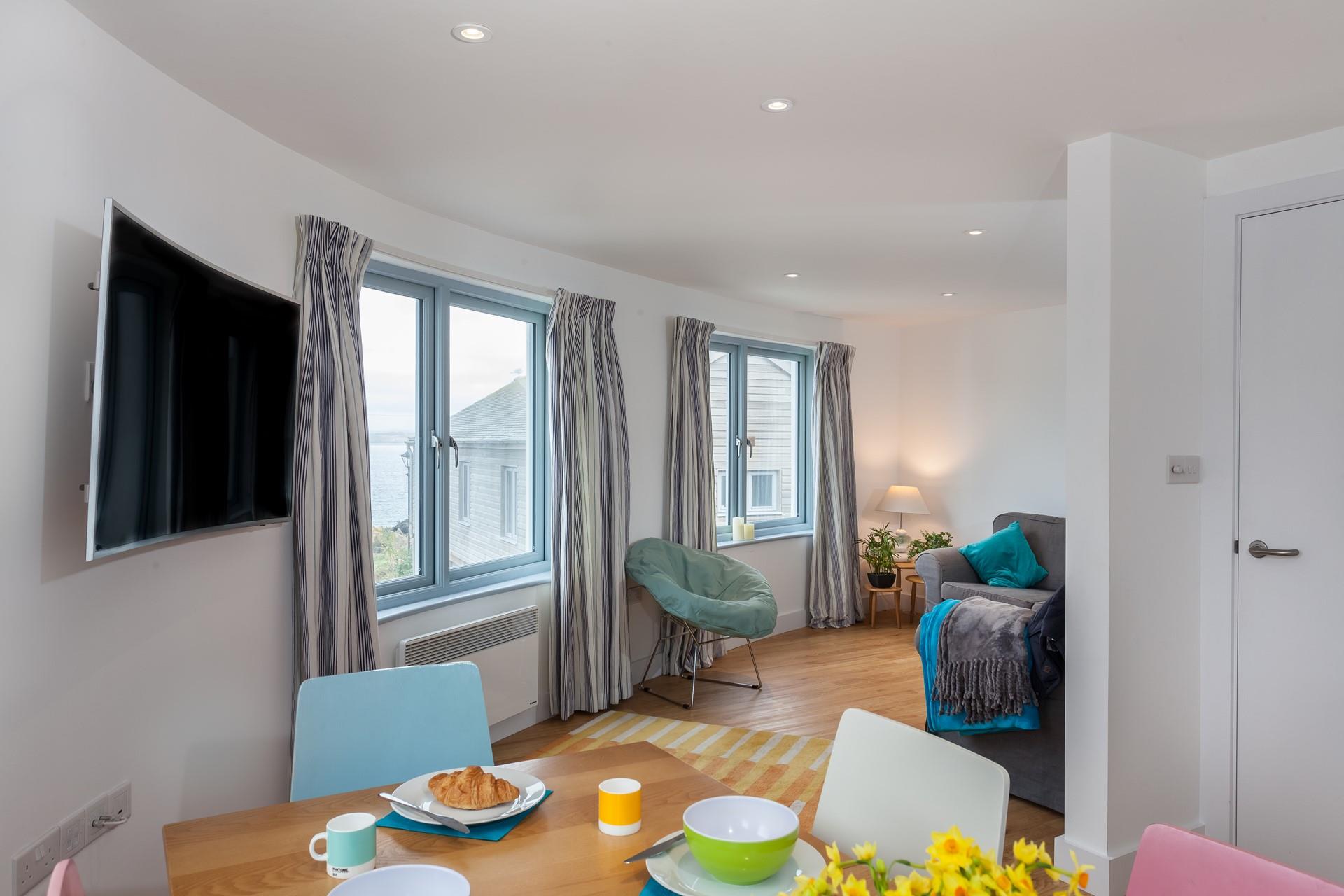 Sit and enjoy a hearty breakfast before heading out for a day at the beach.