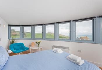 Bedroom 3 offers breathtaking views as soon as you wake up. 