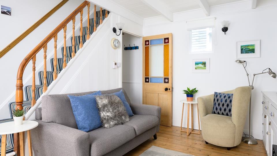 This quaint three-storey cottage offers the perfect couples getaway.