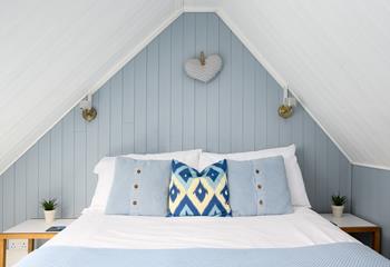 Spend a lazy morning in the cosy attic double bedroom while you plan your day.