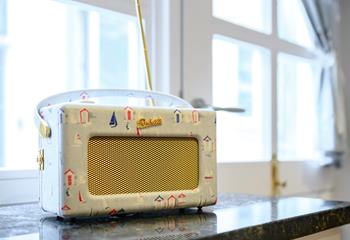 Tune in to your favourite radio station while you cook up a delicious breakfast.