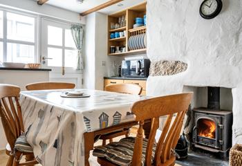 Light the woodburner while you rustle up a tasty feast for everyone to enjoy.