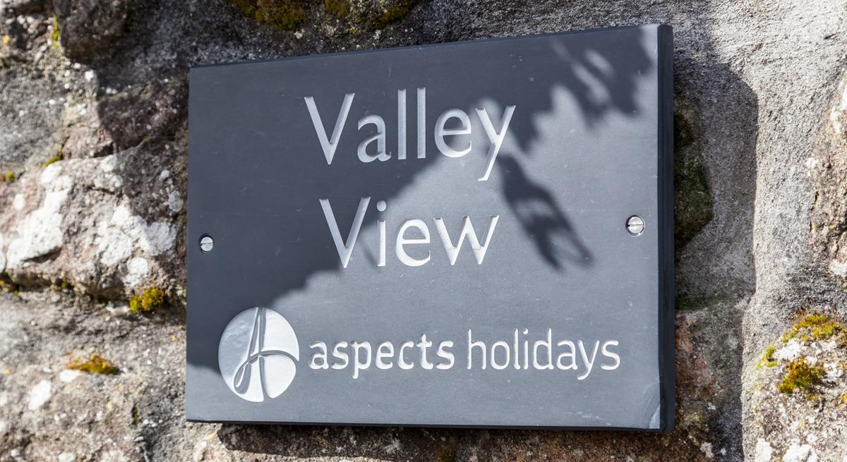 Clear signage helps make it easy to find the property. 