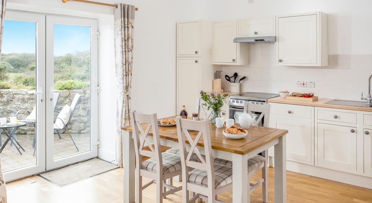 The kitchen is well-equipped for rustling up tasty meals.