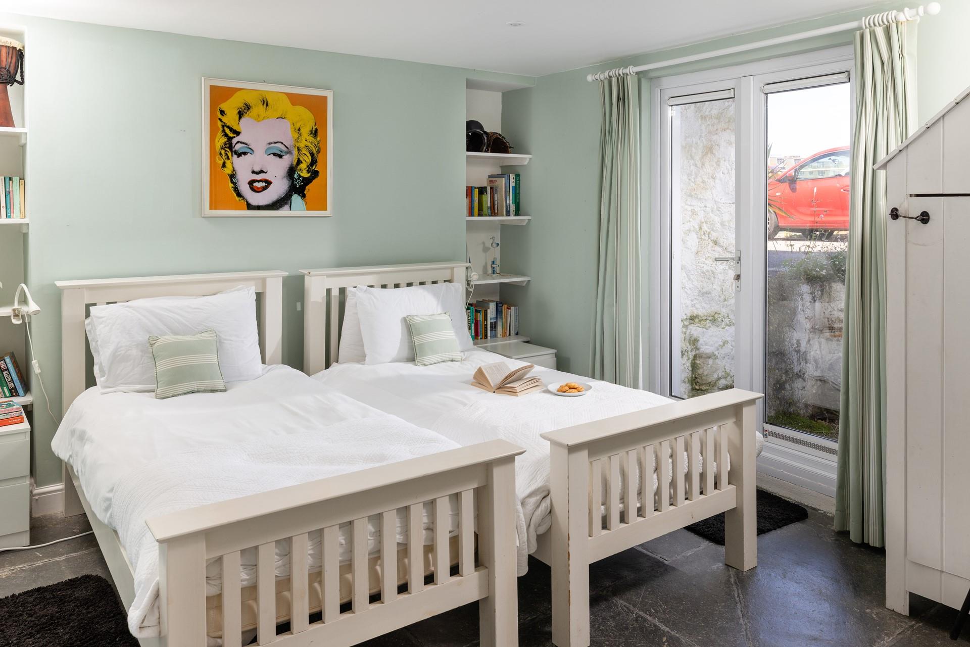 Tuck into the twin beds and drift off to sleep.