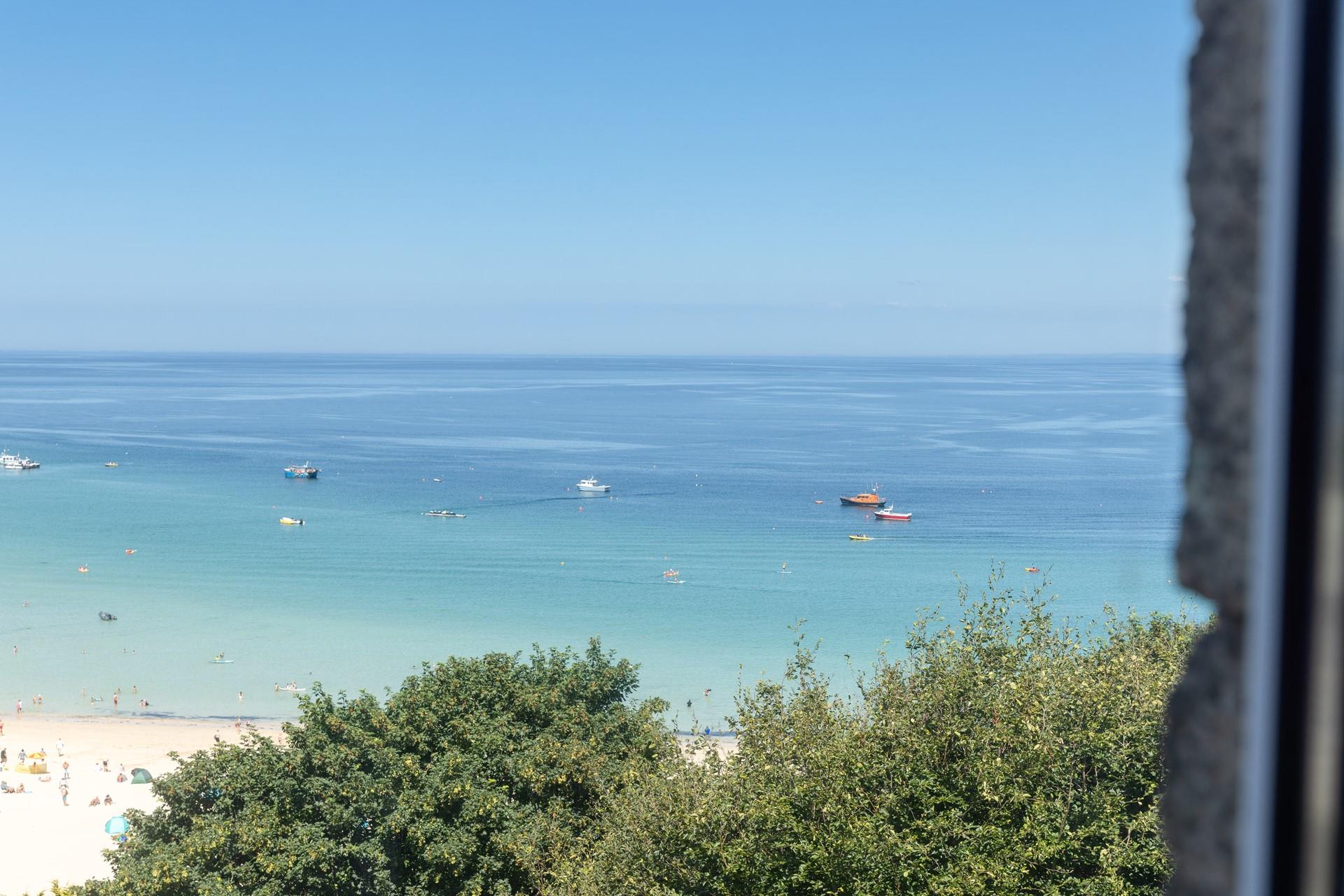 Wander down to the beach for a morning swim.