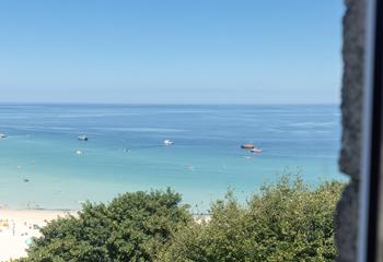 Wander down to the beach for a morning swim.