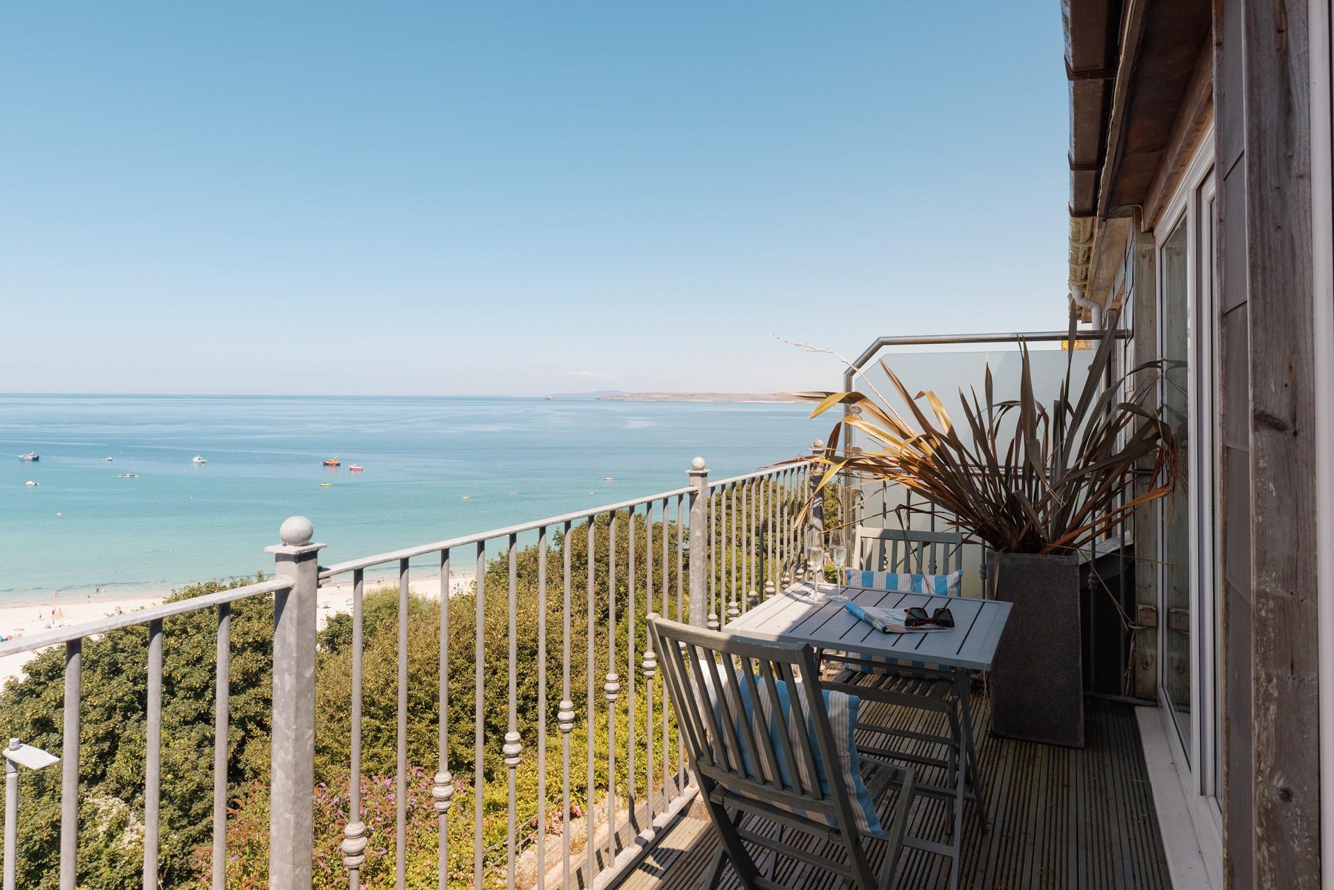 Sip a glass of bubbles as the sun sets on another day.