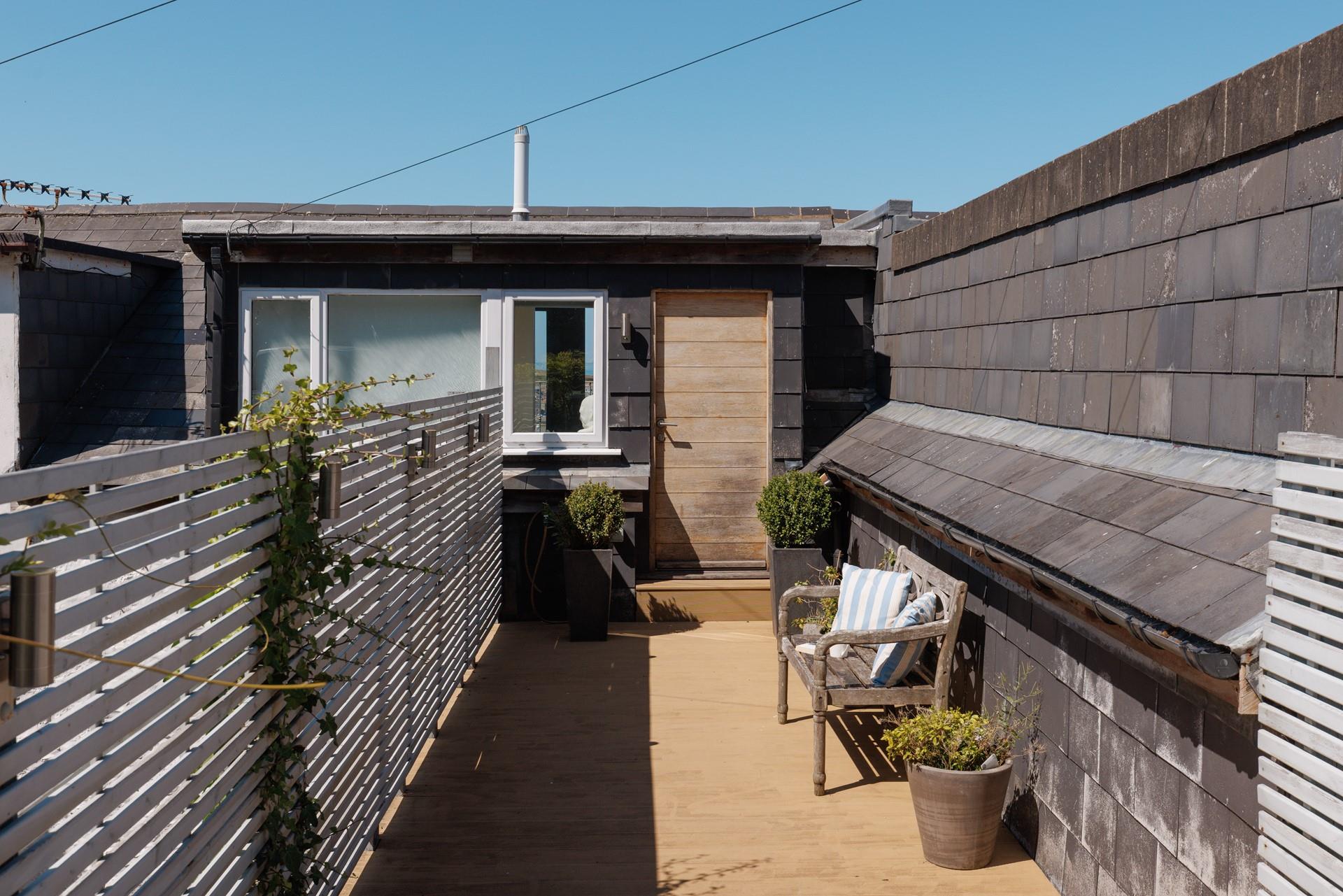 A peaceful sun trap where you can unwind after a busy day exploring St Ives.