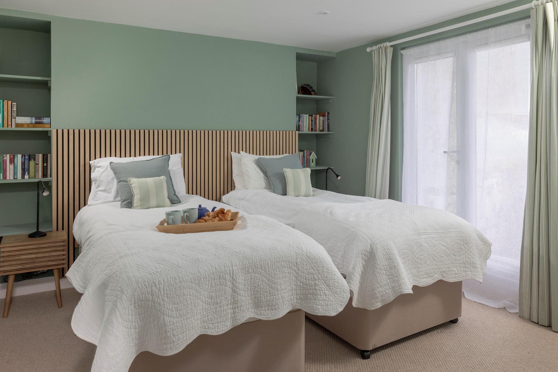 Tuck into the twin beds and drift off to sleep.