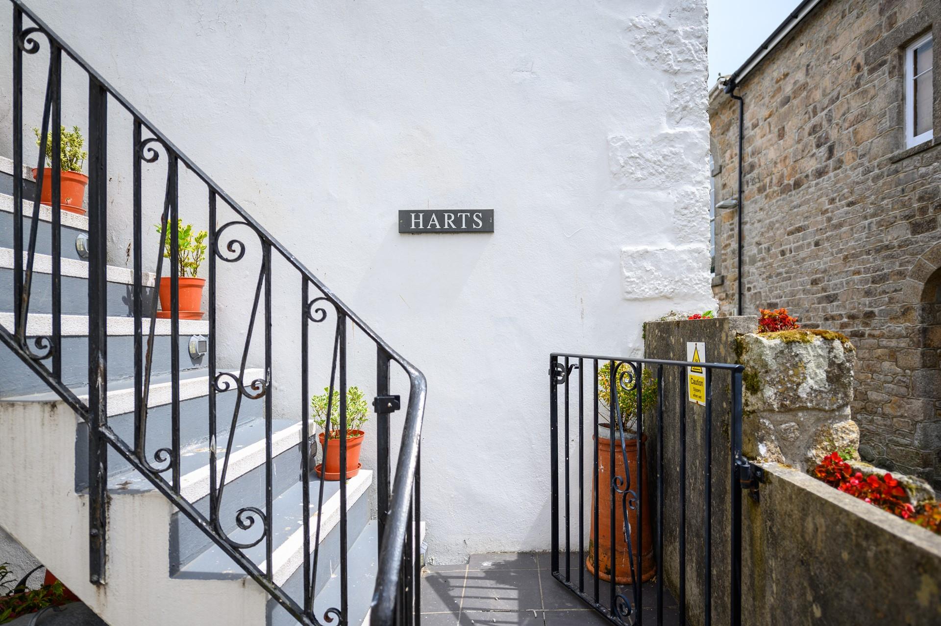 Wander down the steps and find yourself on Fore Street in minutes.