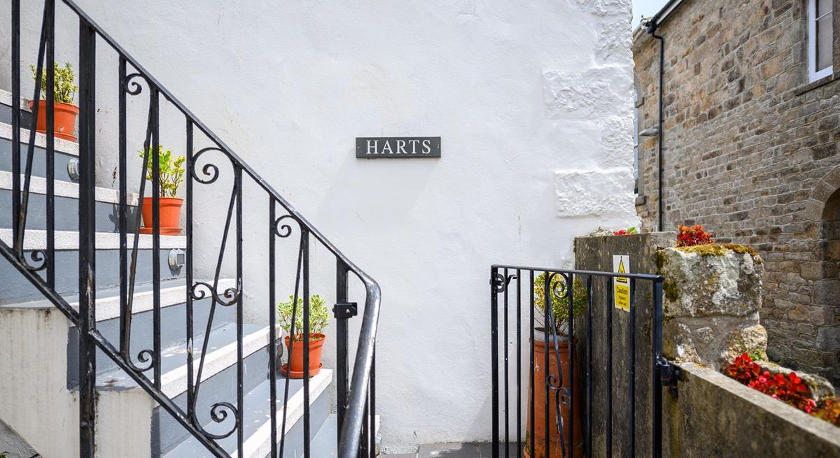 Wander down the steps and find yourself on Fore Street in minutes.
