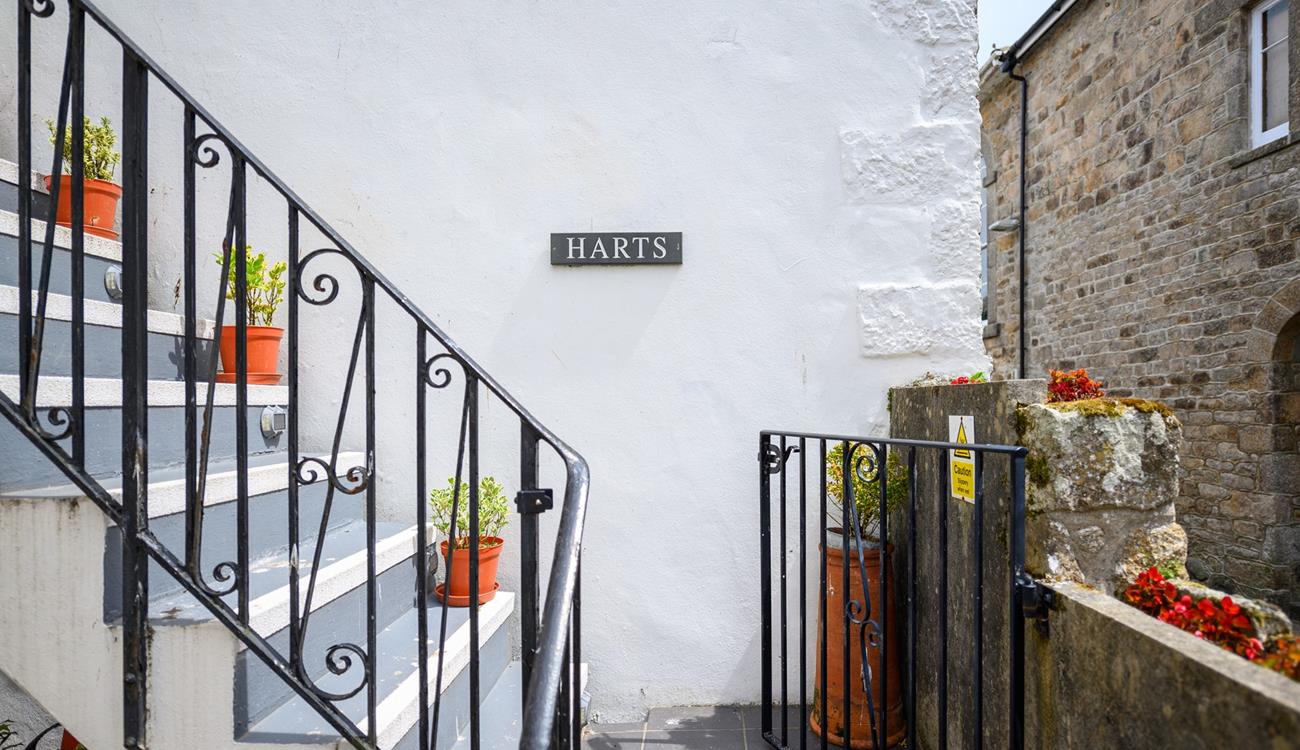 Wander down the steps and find yourself on Fore Street in minutes.