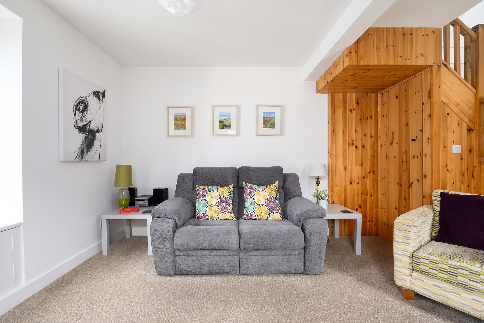 After a busy day, cosy up in the living area with a mug of your favourite hot drink.