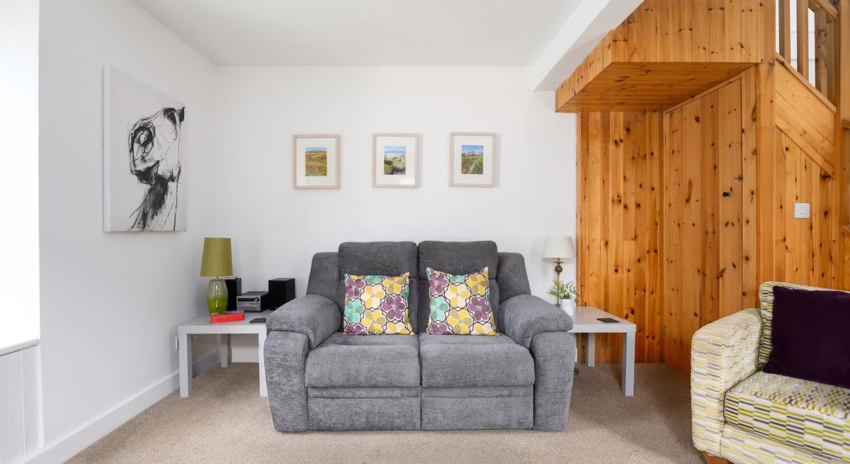 After a busy day, cosy up in the living area with a mug of your favourite hot drink.