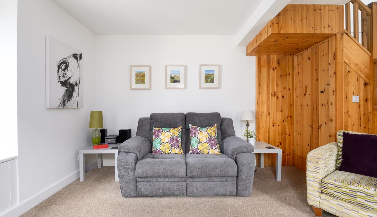 After a busy day, cosy up in the living area with a mug of your favourite hot drink.