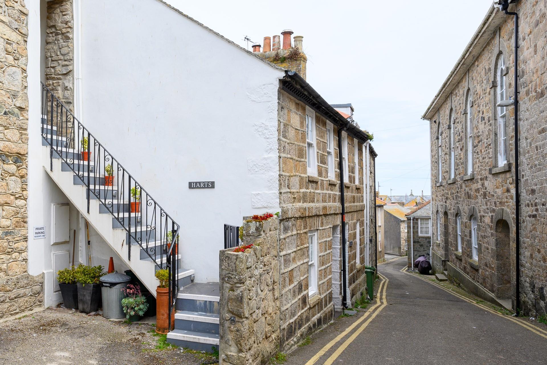 This historic street in St Ives has an incredible atmosphere and great charm.