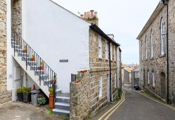 This historic street in St Ives has an incredible atmosphere and great charm.