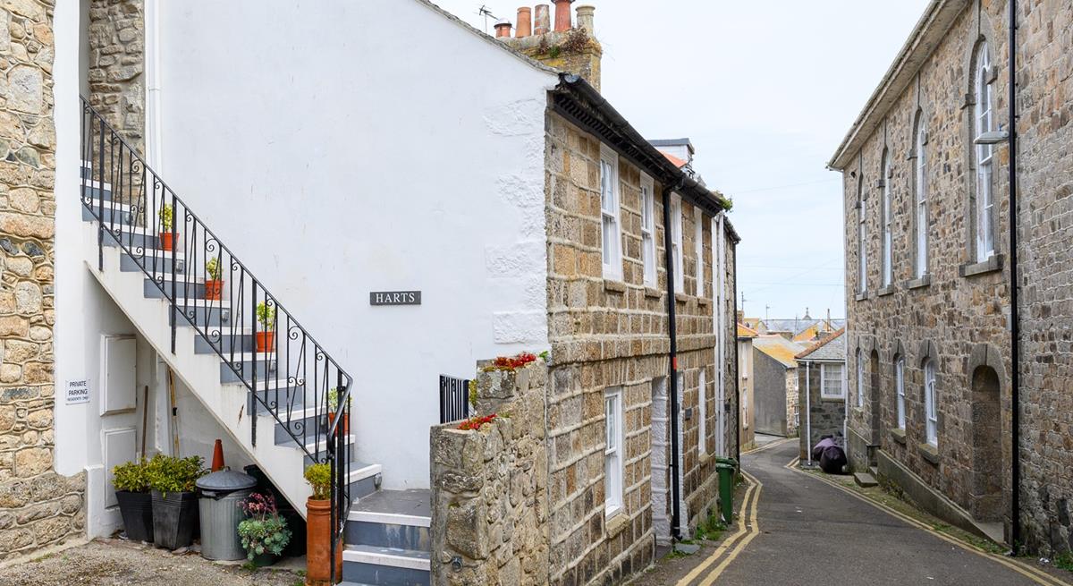 This historic street in St Ives has an incredible atmosphere and great charm.
