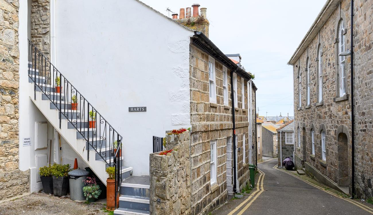 This historic street in St Ives has an incredible atmosphere and great charm.