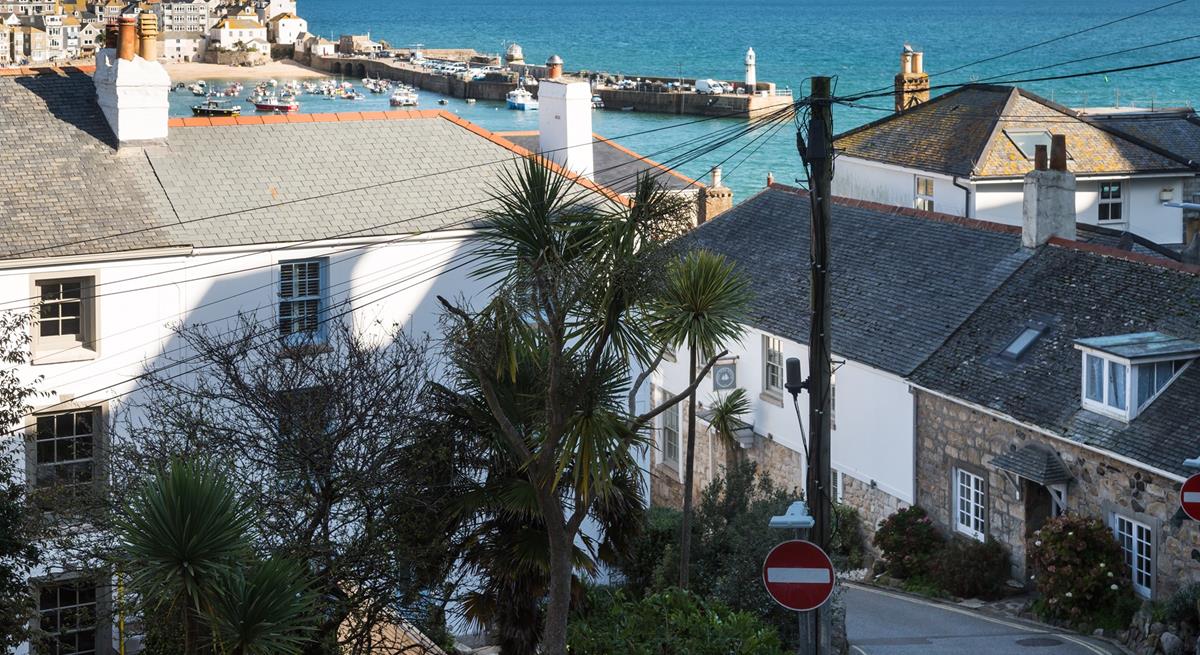 The shops and cafes are just a short walk from Polmear.