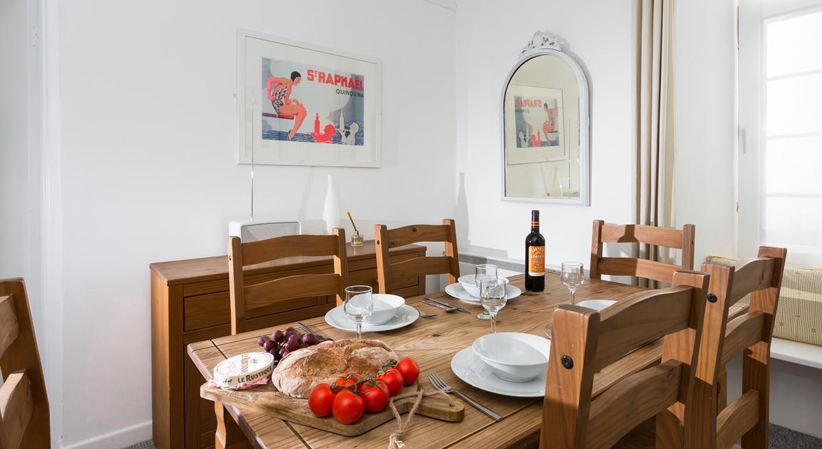 Traditional wood furniture combined with neutral interiors adds a subtle nautical vibe.