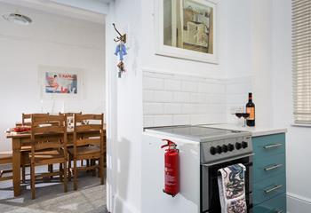 St Ives has many fabulous eateries but if you fancy eating in you'll find the kitchen well-equipped! 