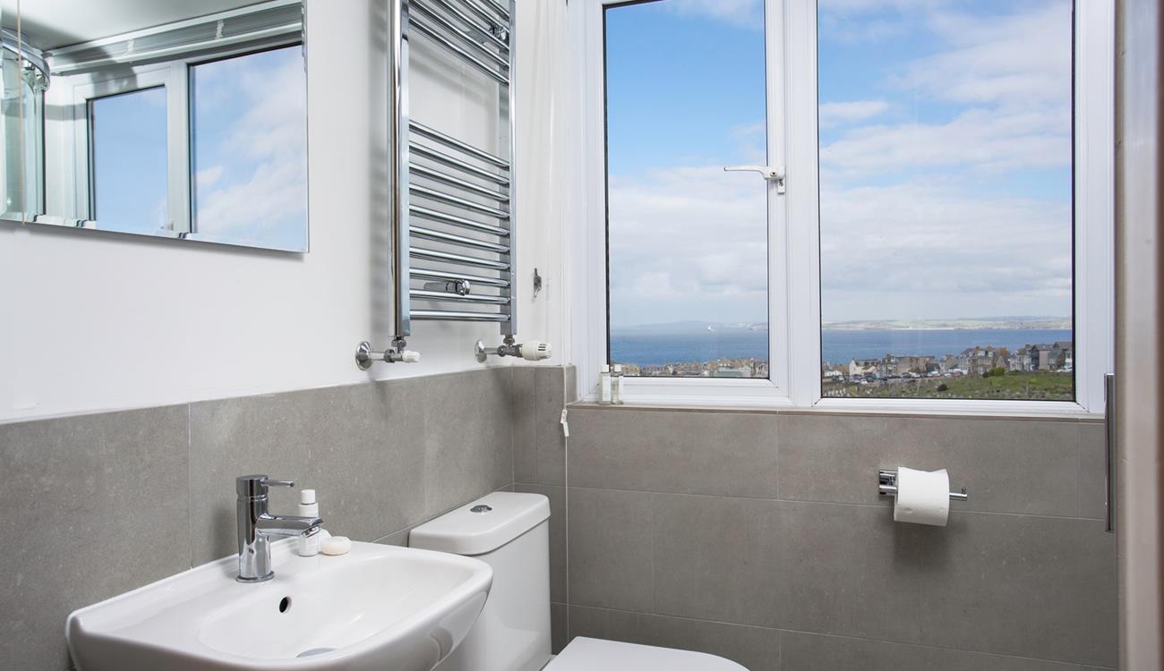 Get ready for the day in the handy en suite shower room.