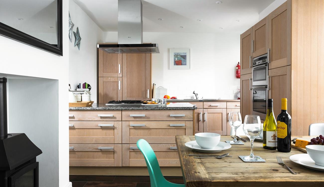 Cook up a storm in the spacious kitchen!