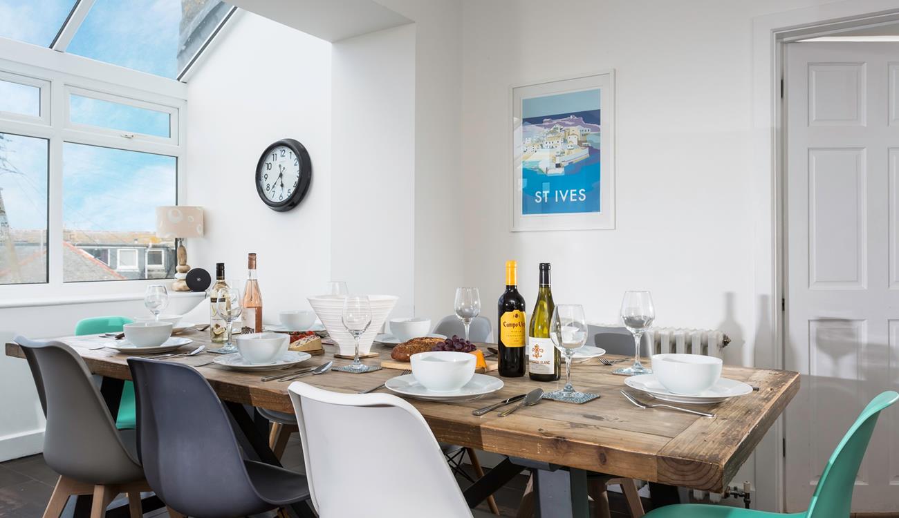 Gather together as a family in the evening and enjoy a delicious home-cooked meal full of locally sourced ingredients.