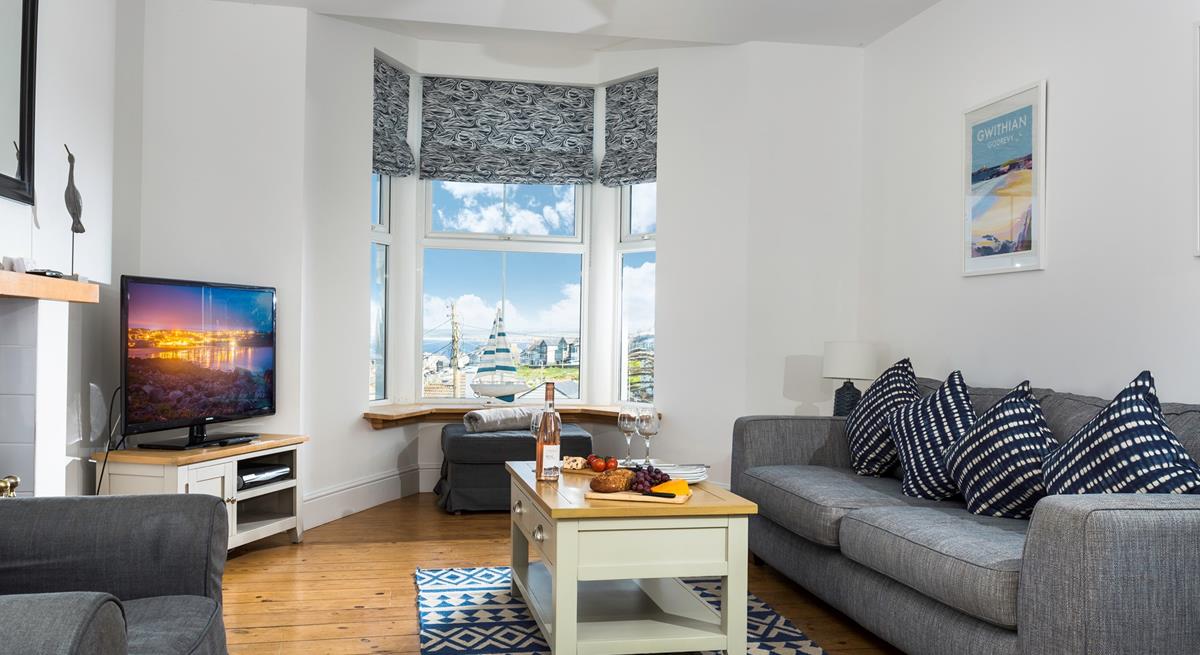 There is ample seating for the whole family to spend quality time together.