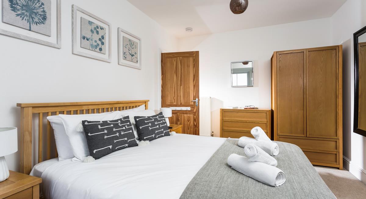 There is plenty of wardrobe space for lots of holiday clothes.