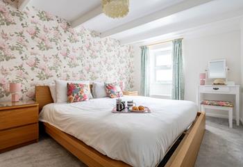 The bedrooms mix pastels with classic furniture, giving them a welcoming, straight out of a picture book feel.