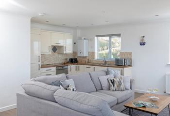Open plan living means you can make the most of time together.