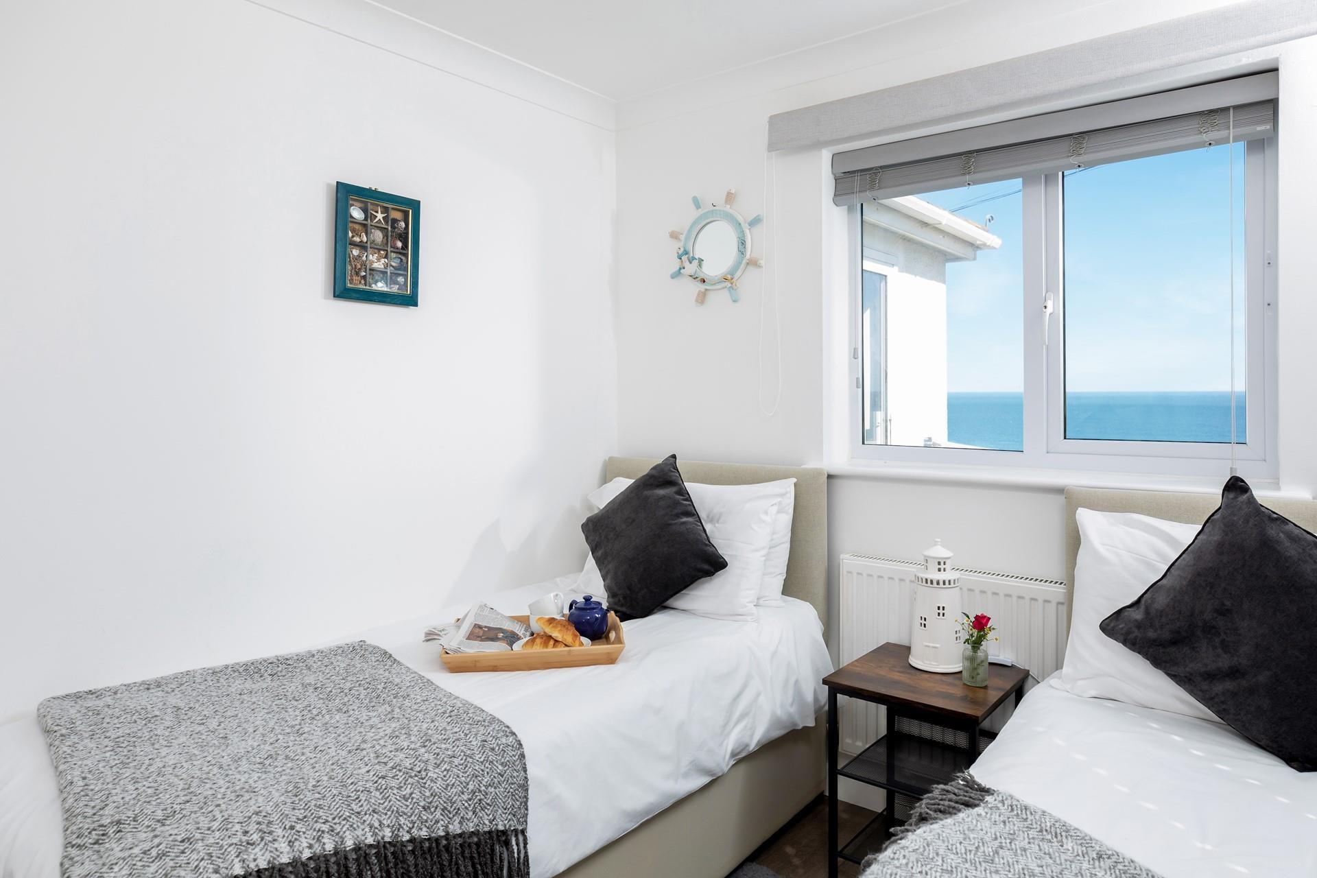 The twin room is great for adults and children alike.