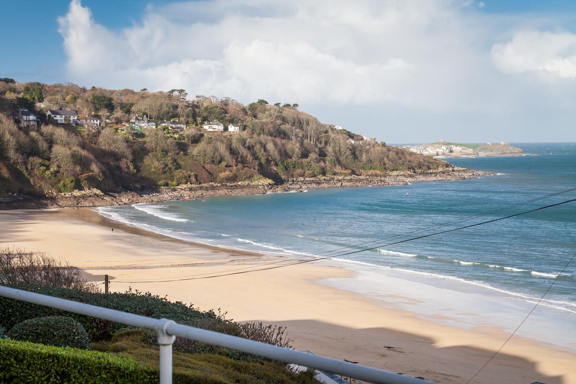 Picture perfect views can be enjoyed from the private patio.