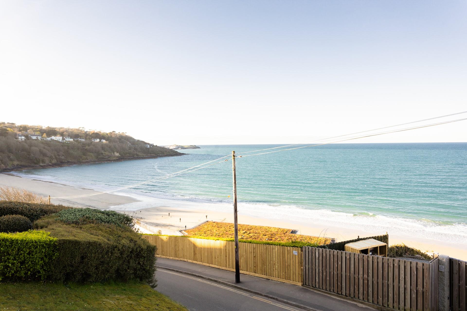 You are only a few steps away from Carbis Bay beach.