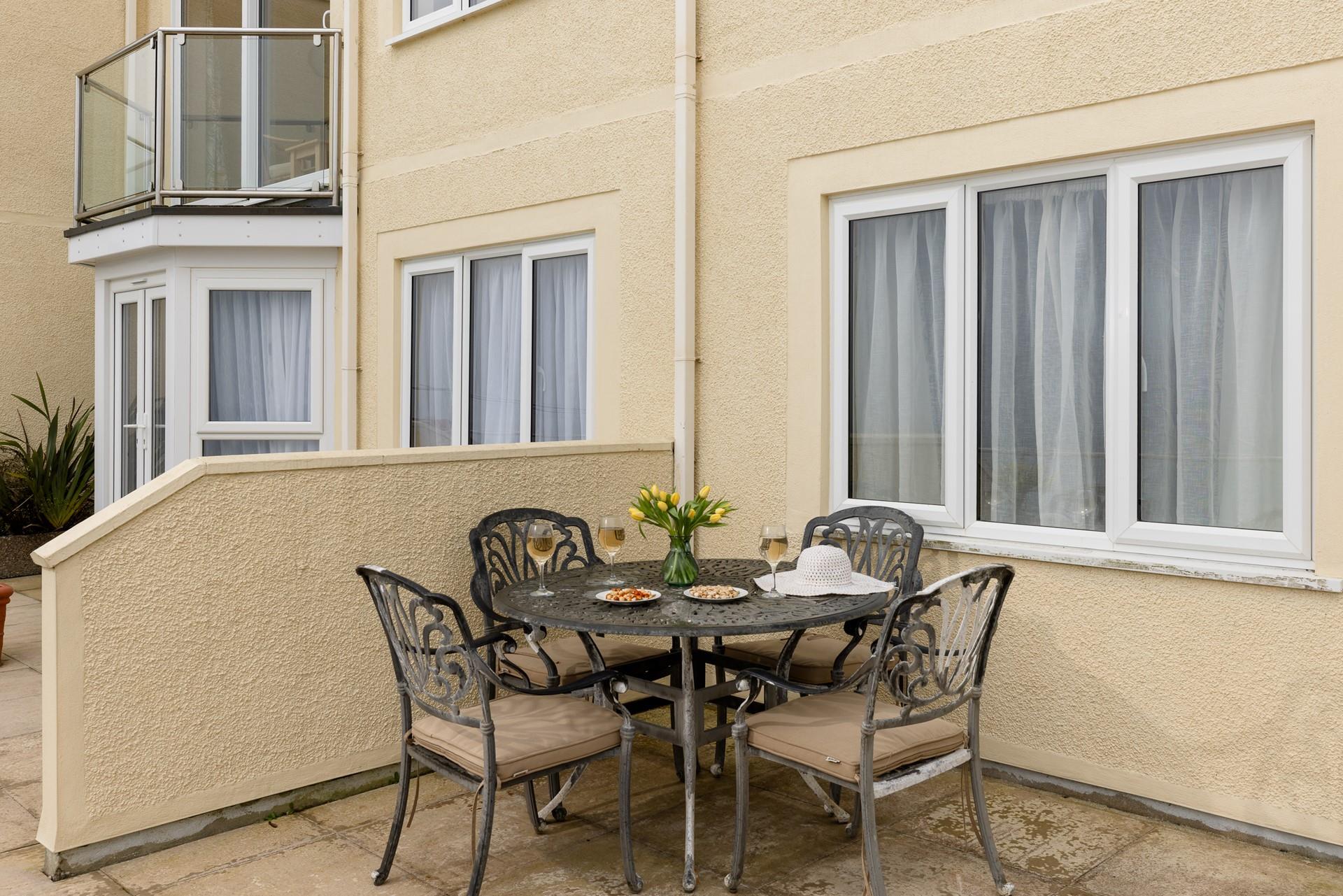 Dine al fresco after a day of adventures. 