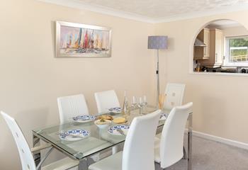 Spend quality time together around the dining table.