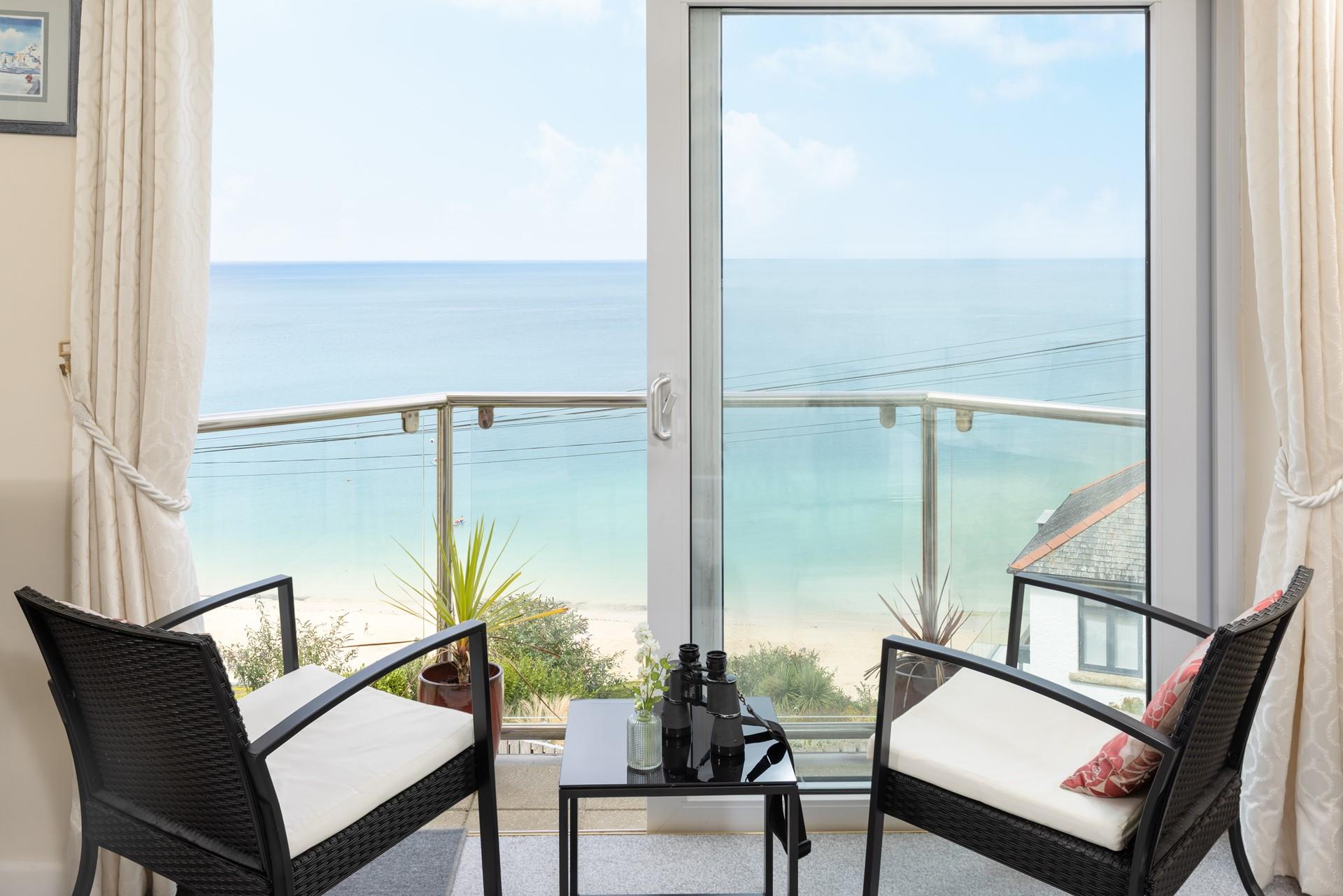 While away the days enjoying the views, if you're lucky you might even spot a dolphin in the distance!