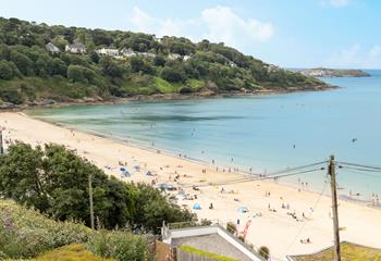 Perched above Carbis Bay beach, Sandy Bay commands breathtaking sea views.