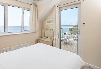 Wake up to the sights and sounds of the ocean in Bedroom 2.